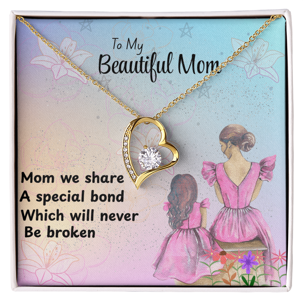 MOM YOU ARE EVERTHING/FOREVER LOVE NECKLACE/WITH ON DEMAND MESSAGE CARD