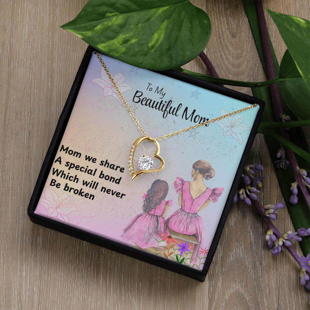 MOM YOU ARE EVERTHING/FOREVER LOVE NECKLACE/WITH ON DEMAND MESSAGE CARD