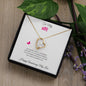 To My Wife Forever Love Necklace With On Demand Message Card