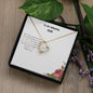 To My Amazing Mom| Forever Love Necklace With On Demand Message Card