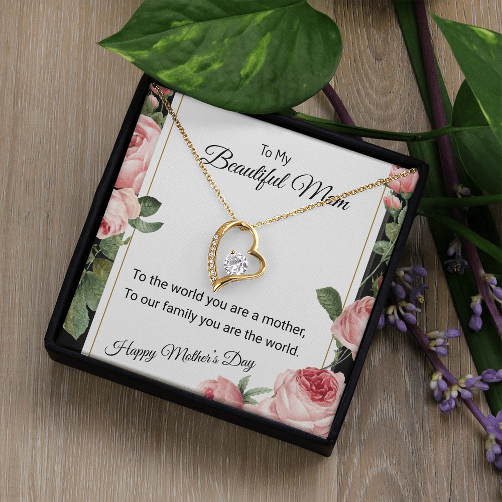 YOU TURN MY WORRY INTO HAPPINESS/FOREVER LOVE NECKLACE