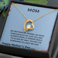 TO OUR FAMILY YOU ARE THE WORLD. FOREVER LOVE NECKLACE/ W/ON DEMAND MESSAGE CARD