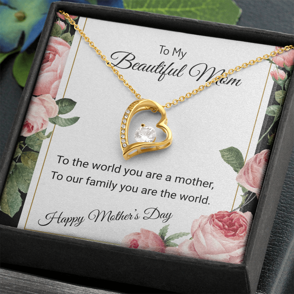 YOU TURN MY WORRY INTO HAPPINESS/FOREVER LOVE NECKLACE