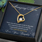 To My Amazing Mom| Forever Love Necklace
