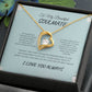 To My Beautiful Soulmate| Forever Love Necklace With On Demand Message Card