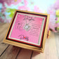 YOU ARE BRAVER THAN YOU THINK/ LOVE KNOT WITH ROTATING ROSE GIFT BOX