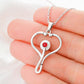 TO MY Soulmate Heart scope necklace