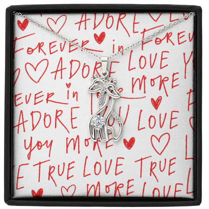 ADORE IN LOVE GIRAFFE NECKLACE