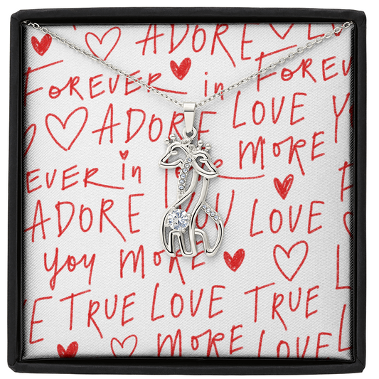 ADORE IN LOVE GIRAFFE NECKLACE
