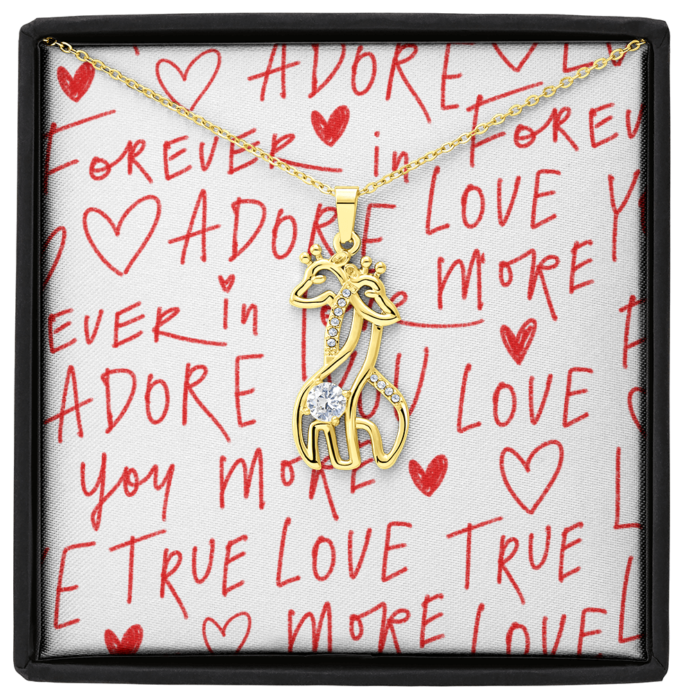 ADORE IN LOVE GIRAFFE NECKLACE